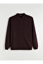 Polo Neck Men's Knitwear Sweater - 5