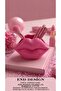 Glossy Kiss 15cm Aesthetic Lip Design Makeup Organizer - Pink
