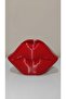 Glossy Kiss 15cm Aesthetic Lip Design Makeup Organizer - Red - 2
