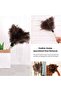 Antistatic ostrich feather vacuum cleaner with brown wooden handle - 2