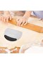 2-piece dough cutter set, stainless steel serrations, black. - 5