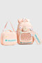 Relaxi̇on 1815 Triple Set Primary School Bag with Pen Holder and Lunch Bag Pink