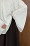 Polka Dot White Chiffon Velsa Blouse - 6