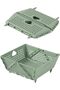 Collapsible Strainers for Kitchen, Plastic Foldable Storage Basket, Space Saving, BPA Free