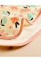 Pink Printed 2 Layer Sherpa Blanket - 3