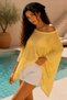 Women's Summer Asymmetrical Transparent Knitwear Poncho Cape – Beach Top Pareo, Bohemian Festival Combination - 3