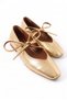 Mia Women's Stylish Ballerinas with Closed Lace Detail - 3