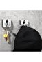 4 Pcs Folding Hideaway Coat Hooks Heavy Duty Wall Towel Hooks for Bathrooms Retractable Coat - 5