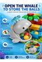 FL2325 Whale Slide 97-Piece Ocean Animal Building Blocks and Ball Track Play Set with Opening Whale Ball Storage, Giraffe and Crocodile Tunnels, Rotating Orange Funnel, Turnable Red Gear, Curved - 4