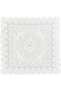 Lace tablecloth - Lace table decoration - Table setting - Romantic style - 90x90 cm - White