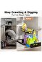 REALINN Under Sink Organizer and Storage, 2 Pack Pull Out Cabinet Organizer Slide Out Sink Shelf Cab - 3