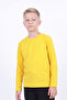 سويت شيرت أساسي للأولاد بلون واحد وأكمام طويلة