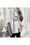 Eat Art Printed Sleeves Unisex White T-Shirt