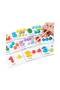 Educational Number Bead Matching Game with Sorting Cups, Cards and Wooden Tools - Preschool Learning Toy - 4