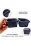 Plastic Drawer Organizers Set, 3-Size Versatile Trays for Bathroom, Vanity, Makeup, Kitchen G - 5