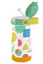 420 ml Green Geometric Shapes Steel Water Bottle for Boys - 60001 - 4