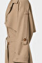 Long Windbreaker Oversized Belted Epaulet Women's Trench Coat Maxi Length - 4