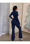 2-Piece Set with Zippered Top and Bottom in Flexible Lycra Fabric - 3