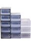 12 large foldable transparent plastic shoe boxes, perfect substitute for shoe racks, store various s - 7