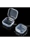 Rectangle Clear Plastic Containers, Transparent Beads Storage Containers Box Jewelry Storage - 4