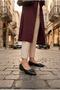 05129 Comfortable, Stylish, Elegant Women's Ballerinas with Stone Buckle Detail - 6