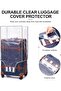 Luggage Sets of 4 Pieces, Carry On Cute Suitcase with Rolling Spinner Wheels Lock Luggage - 4