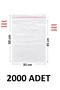 2000 Pcs 35X45+5 cm Polyethylene Taped Transparent Nylon Bag 35X50 cm Adhesive Flat Pe Bag