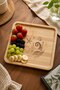 Sea Breeze 20X20 cm Natural Bamboo Fruit and Presentation Plate - 2