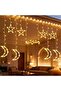 سلسلة أضواء رمضان على شكل نجوم وهلال، أضواء خارجية لرمضان، 8 أوضاع إضاءة لتزيين المنزل في عيد الفطر - 2