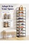 Slim 10-Tier Modular Shoe Rack, 42.93 cm, Everyday Organization - 3