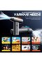 Mini electric blower, 110,000 RPM, portable, rechargeable, includes 5 accessories, 60-minute battery life, weighs 0.2 kg, 1 piece. - 4