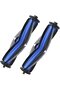 2-Pack Replacement Main Brush for Ecovacs T80 Robotic Vacuum Cleaner, Anti-Tangle Roller Brush, Multi-Functional Rubber Brush Accessory