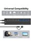 موزع USB 3.2 بـ 16 منفذ (8 منافذ USB-A 3.2 + 8 منافذ USB-C 3.2)، بسرعة 10 جيجابت في الثانية |   مفتاح تشغيل/إيقاف فردي - 4