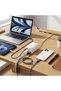 Desktop Charger 70W GaN with 4 Ports (Dual Type-C & Dual USB) 1.5m Extension Cord - White - 2