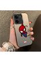 Redmi 15C 5g Compatible Silicone Edge Hard Back Case Couple Phone Case Spider Man Patterned - 3