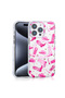 iPhone 15 Pro Max Case Colorful Patterned Magsafe Camera Raised Silicone - 6