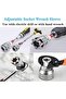 2 Sets Adjustable Universal Socket Wrench Tool Set - Multi-Function 10mm-19mm Universal Maintenance - 7