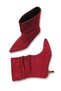 Vesper Lilac Women's Pointed Toe Heeled Boots 0012411 Burgundy Suede - 6