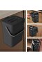 0.8 Gallon/3L Small Compost Bin with Lid, Mountable Countertop Compost Bin, Portable Hanging - 2