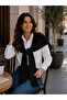 Knitted Scarf Shawl with Tie-On Shoulder Scarf - 5