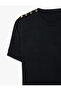 Regular Fit Button Detailed Crew Neck Short Sleeve Knitwear T-Shirt - 7