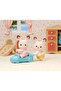 Sylvanian families chocolate eared rabbit twin babies 5420 - 2