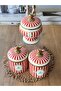 Enamel Jar Sugar Bowl Set of 3 Bellisima - 5
