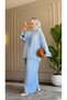 6579 - Stylish and Comfortable Olivia Jacquard Soft Viscose Fabric Loose Women's Set