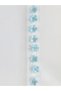 Hair Cube - Blue with Flowers (8 Pieces)-Hair Accessory - 4