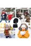 Hat and Scarf Set - Winter Children's Hats 2-in-1 Ages 4-10 Knitted Boys & Girls Outdoor Clothing Scarves One Size Black - 4