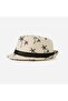 Kids straw hat 2pc coconut print sun/beach/camping unisex. - 5