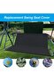 Rocking chair cover replacement, 900D Oxford cloth, waterproof, suitable for replacing patio covers (115*48*48 cm), off-white. - 3