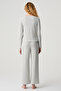 Pointel Fabric Pat Detailed Comfortable Cut Pajama Set - 6