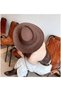 Cowboy hat 56-58cm 38x34x12cm wide brim sun/beach/outdoor. - 2